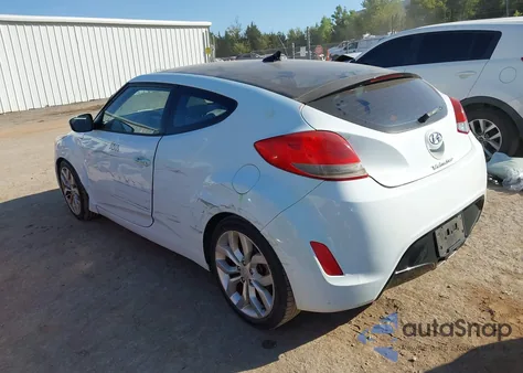 2013 Hyundai Veloster Base W/Gray from USA, damaged, VIN KMHTC6AD8DU086516